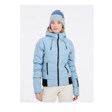 Load image into Gallery viewer, PROTEST WOMENS ALYSUMI SNOW JACKET JEAN JACKET BLUE