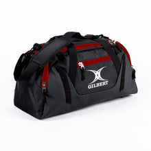 Load image into Gallery viewer, GILBERT RUGBY BAG CLUB PLAYER HOLDALL V4 BLACK/RED
