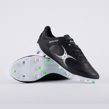 Load image into Gallery viewer, GILBERT SIDESTEP X15 LO 6STUD RUGBY BOOT BLACK