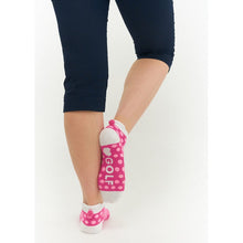 Load image into Gallery viewer, SURPRIZESHOP POM SOCKS THREE PACK MULTI SPOT ONE SIZE 4-7 PINK BLUE
