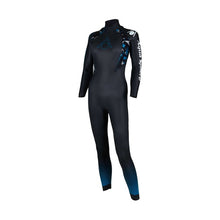 Load image into Gallery viewer, AQUASPHERE WOMENS AQUASKIN FULL BLACK/TURQUOISE XL