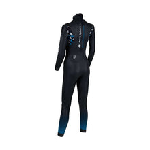 Load image into Gallery viewer, AQUASPHERE WOMENS AQUASKIN FULL BLACK/TURQUOISE XL
