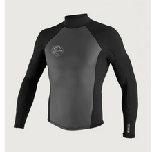 Load image into Gallery viewer, ONEILL MENS O'RIGINAL 2/1MM NEOPRENE BACK ZIP WETSUIT JACKET - BLACK