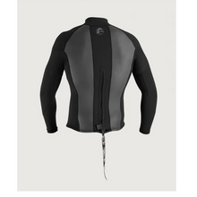 Load image into Gallery viewer, ONEILL MENS O'RIGINAL 2/1MM NEOPRENE BACK ZIP WETSUIT JACKET - BLACK