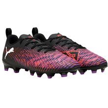 Load image into Gallery viewer, PUMA FUTURE 8 PLAY FG/AG JUNIOR FOOTBALL BOOTS BLACK/ORANGE/PURPLE/WHITE
