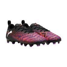 Load image into Gallery viewer, PUMA FUTURE 8 PLAY FG/AG JUNIOR FOOTBALL BOOTS BLACK/ORANGE/PURPLE/WHITE