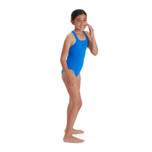Load image into Gallery viewer, GIRLS SPEEDO ECO ENDURANCE+ MEDALIST SWIMSUIT BONDI BLUE