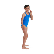 Load image into Gallery viewer, GIRLS SPEEDO ECO ENDURANCE+ MEDALIST SWIMSUIT BONDI BLUE