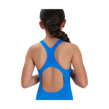 Load image into Gallery viewer, GIRLS SPEEDO ECO ENDURANCE+ MEDALIST SWIMSUIT BONDI BLUE