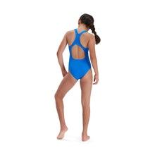Load image into Gallery viewer, GIRLS SPEEDO ECO ENDURANCE+ MEDALIST SWIMSUIT BONDI BLUE