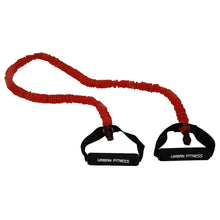 Load image into Gallery viewer, URBAN FITNESS SAFETY RESISTANCE TUBE RED (MEDIUM)