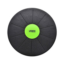 Load image into Gallery viewer, URBAN FITNESS WOBBLE BOARD BLACK GREEN 14"