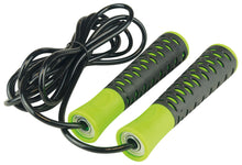 Load image into Gallery viewer, URBAN FITNESS HIGH GRIP SPEED 2.8M SKIP ROPE BLACK/GREEN