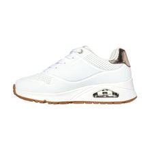Load image into Gallery viewer, SKECHERS GIRLS UNO GEN1 SHIMMER AWAY WHITE