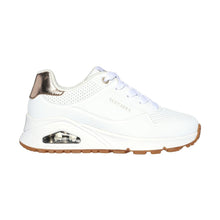 Load image into Gallery viewer, SKECHERS GIRLS UNO GEN1 SHIMMER AWAY WHITE