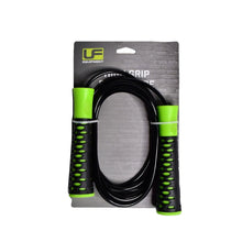 Load image into Gallery viewer, URBAN FITNESS HIGH GRIP SPEED 2.8M SKIP ROPE BLACK/GREEN