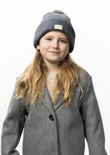 Load image into Gallery viewer, BARTS KIDS MEADEW BEANIE CHARCOAL 55CM
