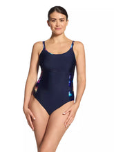 Load image into Gallery viewer, ZOGGS LADIES MULTIWAY 1 PIECE ECOLAST COSTUME NAVY ZEPHYR
