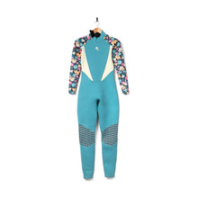 Load image into Gallery viewer, SALTROCK WOMENS HOLIDAZE FULL WETSUIT 3/2M BLUE FLORAL
