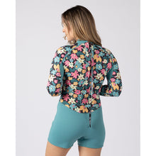Load image into Gallery viewer, SALTROCK WOMENS HOLIDAZE 2M REVERSIBLE SPRINGSUIT BLUE BLACK FLORAL