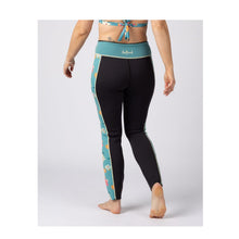 Load image into Gallery viewer, SALTROCK WOMENS SURFDAZE WETSUIT LEGGINGS DARK GREY FLORAL