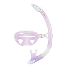 Load image into Gallery viewer, AQUALUNG NABUL MASK AND SNORKEL SET WITH FINS - PURPLE/WHITE