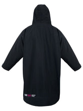 Load image into Gallery viewer, TWO BARE FEET JUNIOR CHANGING ROBE AND MAT -BLACK/RASPBERRY