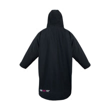 Load image into Gallery viewer, TWO BARE FEET JUNIOR CHANGING ROBE AND MAT -BLACK/RASPBERRY