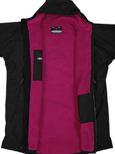 Load image into Gallery viewer, TWO BARE FEET JUNIOR CHANGING ROBE AND MAT -BLACK/RASPBERRY
