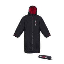 Load image into Gallery viewer, TWO BARE FEET JUNIOR CHANGING ROBE AND MAT -BLACK/RED