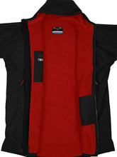 Load image into Gallery viewer, TWO BARE FEET JUNIOR CHANGING ROBE AND MAT -BLACK/RED