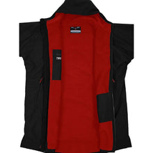 Load image into Gallery viewer, TWO BARE FEET JUNIOR CHANGING ROBE AND MAT -BLACK/RED