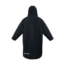 Load image into Gallery viewer, TWO BARE FEET JUNIOR CHANGING ROBE AND MAT -BLACK/TEAL