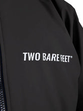Load image into Gallery viewer, TWO BARE FEET JUNIOR ELEMENTAL WATERPROOF SLIMLINE CHANGING ROBE BLACK/CHARCOAL 10-14