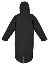 Load image into Gallery viewer, TWO BARE FEET JUNIOR ELEMENTAL WATERPROOF SLIMLINE CHANGING ROBE BLACK/CHARCOAL 10-14