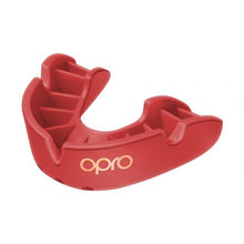 Load image into Gallery viewer, OPRO ADULT G5 BRONZE MOUTHGUARD RED