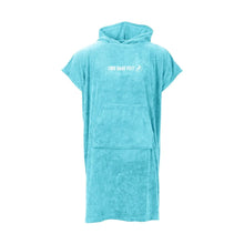 Load image into Gallery viewer, TWO BARE FEET ADULT TOWELLING ROBE AQUA