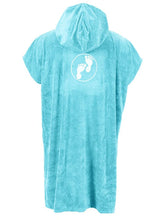 Load image into Gallery viewer, TWO BARE FEET ADULT TOWELLING ROBE AQUA