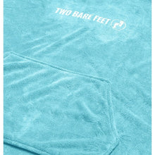 Load image into Gallery viewer, TWO BARE FEET ADULT TOWELLING ROBE AQUA