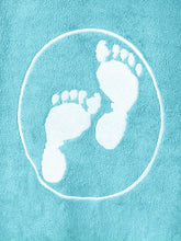 Load image into Gallery viewer, TWO BARE FEET ADULT TOWELLING ROBE AQUA