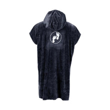 Load image into Gallery viewer, TWO BARE FEET ADULT TOWELLING ROBE BLACK