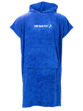 Load image into Gallery viewer, TWO BARE FEET ADULT TOWELLING ROBE BLUE