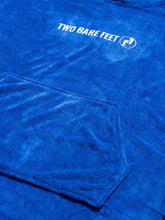 Load image into Gallery viewer, TWO BARE FEET ADULT TOWELLING ROBE BLUE