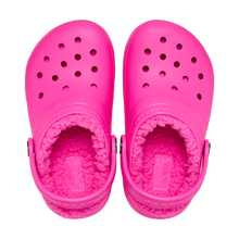 Load image into Gallery viewer, CROCS TODDLER CLASSIC LINED CLOG PINK
