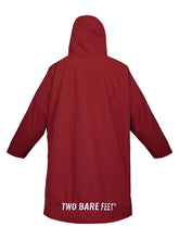 Load image into Gallery viewer, TWO BAREFEET JUNIOR CHANGE ROBE DEEPRED/SEEGREEN