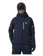 Load image into Gallery viewer, HELLY HANSEN MENS SWIFT TEAM INSULATED SKI JACKET NAVY