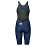 Load image into Gallery viewer, ARENA WOMENS POWERSKIN ST NEXT OB LEGSUIT NAVY