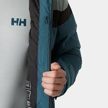 Load image into Gallery viewer, HELLY HANSEN MENS BOSSONOVA PUFFY SKI JACKET DARK CREEK