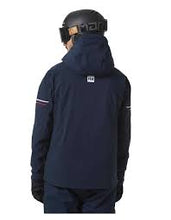 Load image into Gallery viewer, HELLY HANSEN MENS SWIFT TEAM INSULATED SKI JACKET NAVY
