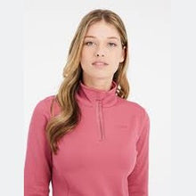 Load image into Gallery viewer, PROTEST WOMENS REFABRIZ 1/4 ZIP TOP ROSE DUST